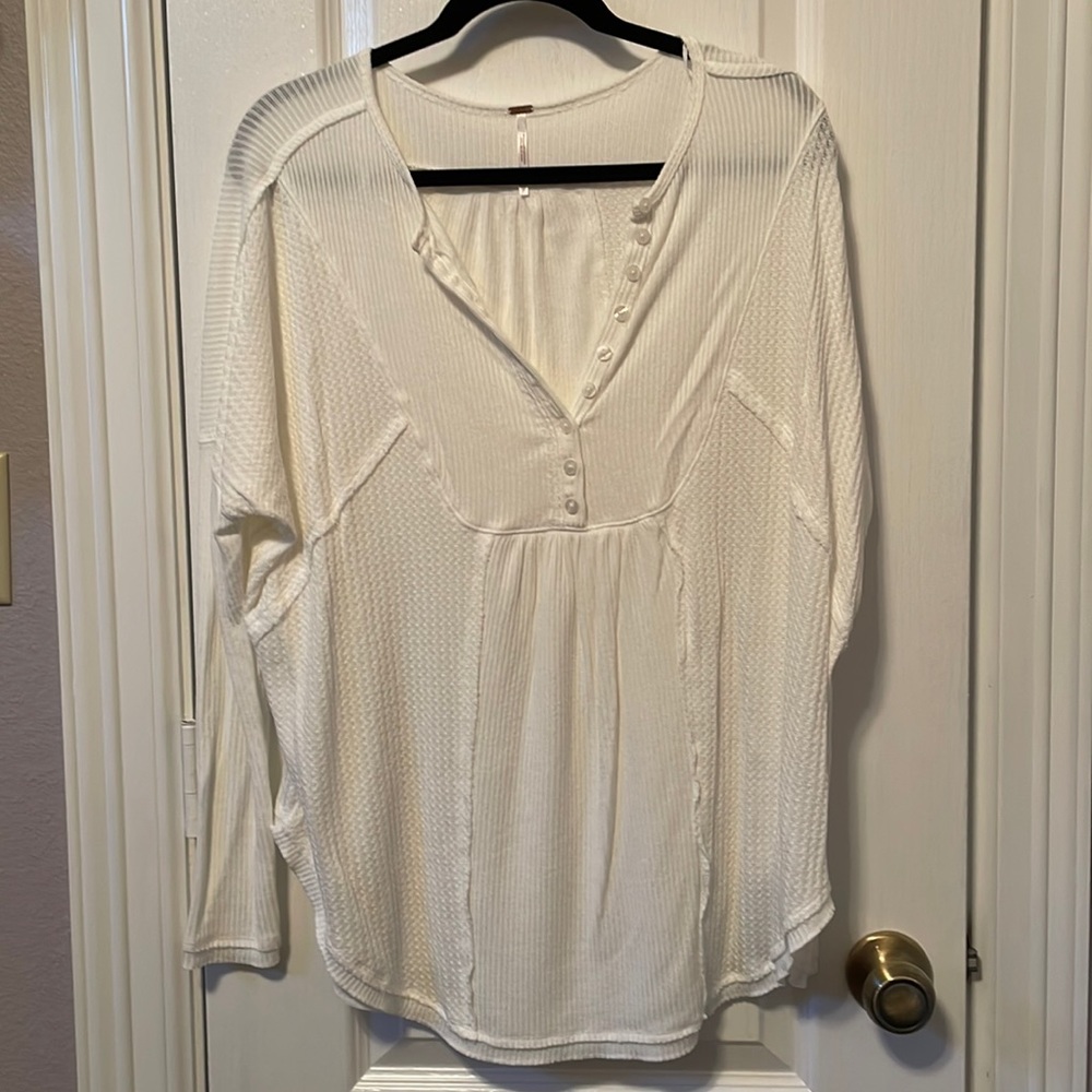 Cream Tunic Top